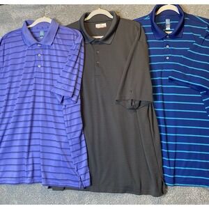 PGA Tour Grand Slam‎ Golf Polo Shirts Size XXL Airflux Performance Lot of 3